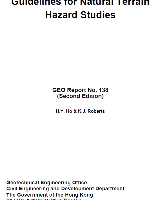GEO Report No. 138 - Cover