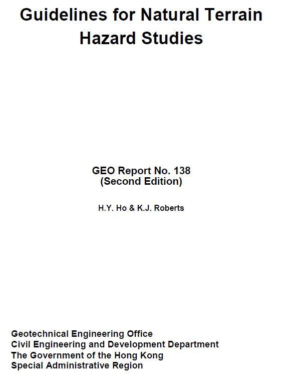GEO Report No. 138 - Cover