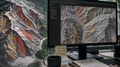 landslide lidar mapping